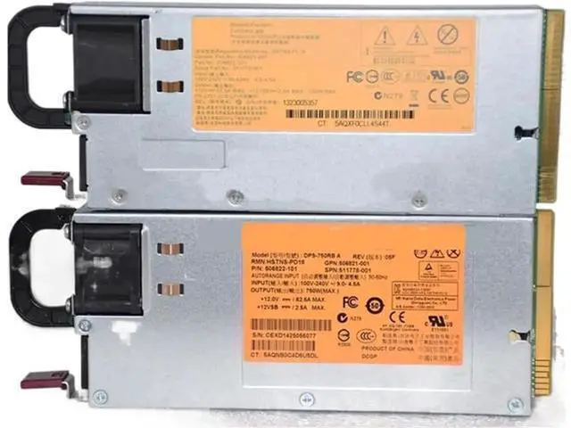 Main image of 511778-001 750W Server Power Supply for HP ProLiant DL360 DL380 G6 G7 G8 | DPS-750RB A 511777-001 499249-001 506821-001