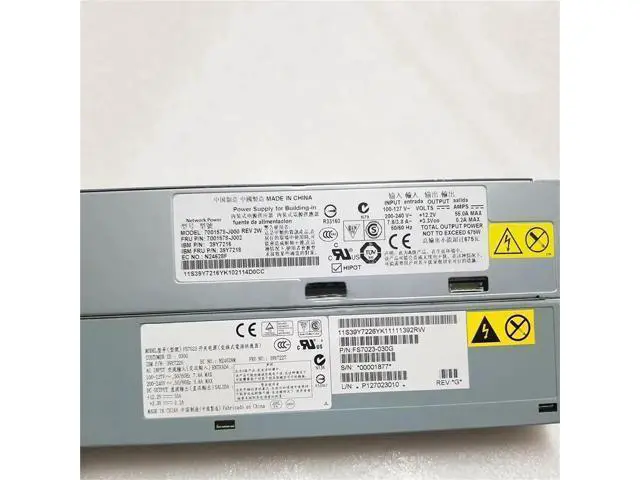 Alt view image 4 of 4 - 675W Power Supply for IBM X3550M2/M3 X3650M3/M2, Replacement 7001578-J000 39Y7200 39Y7201