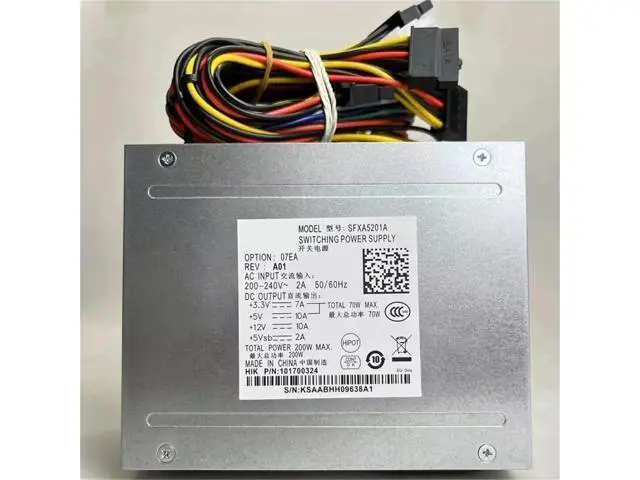Alt view image 3 of 4 - 200W Switching Power Supply, Replacement for SFXA5201A, Compatible with 8632N 8832N 8664N NVR Hard Disk Video Recorder, 1Pack