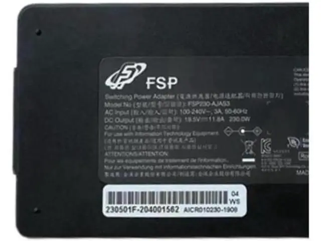 Alt view image 3 of 4 - 230W 19.5V 11.8A AC Adapter Charger, 5.5x2.5mm FSP230-AJAS3 High Power Replacement Power Supply