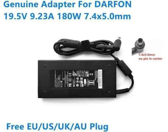 Main image of 180W Laptop AC Charger, 19.5V 9.23A BAA81950 ADP-180MB K Power Supply Adapter Compatible with DARFON, MSI GE75 GE63 GL73 GP63 GF65 8RE