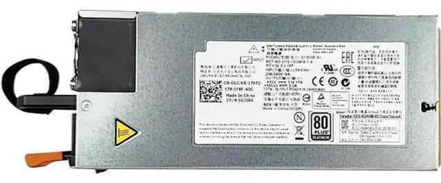 Main image of 1400W Server Power Supply D1200E-S1 DPS-1200MB A 12V 114A, Compatible with Dell PowerEdge C6220 C6320 Servers, Replace 0GJJRR 0RN0HH 0CN35N CN-0GJJRR CN-0RN0HH