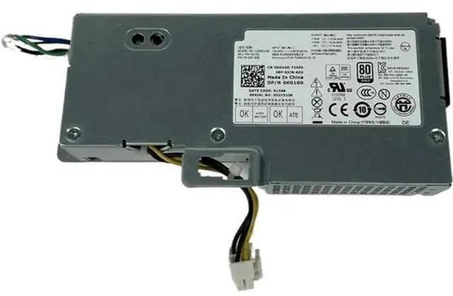 Main image of 200W Power Supply for Dell OptiPlex 780 790 990 7010 9010 SFF, Replacement for F200EU-00 L200EU-00 L200EU-01 F200EU-02 6FG9T KG1G0 1VCY4 6YWW7 4GVWP 1Pack