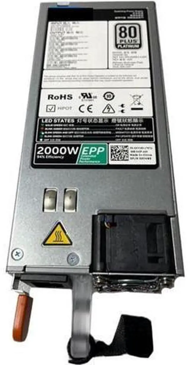 Main image of 2000W EPP ETH PSU for Dell R840 R940 R740XD T640 | D2000E-S2 CN-0XYK93 0XYK93 XYK93