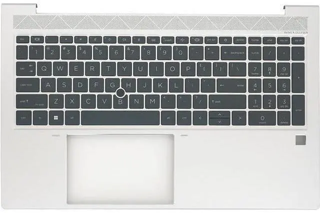 Main image of Replacement Upper Case Palmrest for H-P Elitebook 850 855 G7 850 G8 15.6'' Series Laptop US Layout Backlit Keyboard Assembly Top Cover M35816-001 Silver