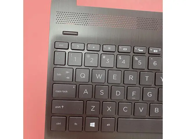 Alt view image 6 of 7 - Replacement for HP 15T-DW000 15-dw0xxx 15-dw1xxx 15T-DW 15-DW 15s-du Laptop Upper Case Palmrest Backlit Keyboard Touchpad Assembly Part L52020-001 Gray - OEM
