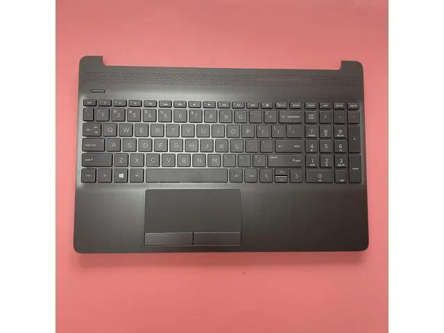 Alt view image 3 of 7 - Replacement for HP 15T-DW000 15-dw0xxx 15-dw1xxx 15T-DW 15-DW 15s-du Laptop Upper Case Palmrest Backlit Keyboard Touchpad Assembly Part L52020-001 Gray - OEM
