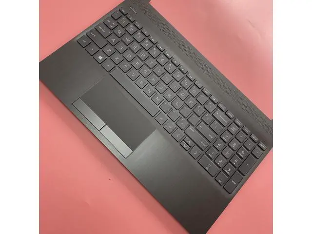Alt view image 5 of 7 - Replacement for HP 15T-DW000 15-dw0xxx 15-dw1xxx 15T-DW 15-DW 15s-du Laptop Upper Case Palmrest Backlit Keyboard Touchpad Assembly Part L52020-001 Gray - OEM