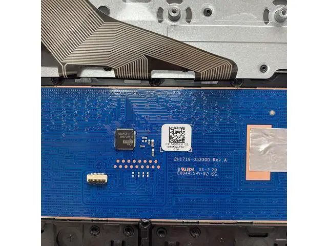 Alt view image 7 of 7 - Replacement for HP 15T-DW000 15-dw0xxx 15-dw1xxx 15T-DW 15-DW 15s-du Laptop Upper Case Palmrest Backlit Keyboard Touchpad Assembly Part L52020-001 Gray - OEM