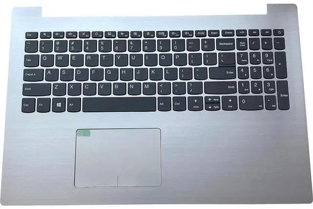 Main image of Replacement for Lenovo IdeaPad 320-15 320-15IKB 330-15AST 80xs0024us Laptop Upper Case Palmrest Keyboard Touchpad Assembly Part 5CB0N86311 SN20M63090 Top Cover Sliver - OEM