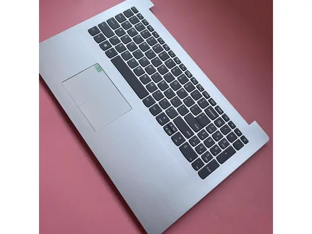 Alt view image 5 of 7 - Replacement for Lenovo IdeaPad 320-15 320-15IKB 330-15AST 80xs0024us Laptop Upper Case Palmrest Keyboard Touchpad Assembly Part 5CB0N86311 SN20M63090 Top Cover Sliver - OEM