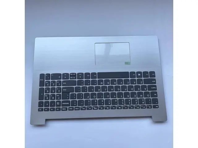 Alt view image 6 of 7 - Replacement for Lenovo IdeaPad 320-15 320-15IKB 330-15AST 80xs0024us Laptop Upper Case Palmrest Keyboard Touchpad Assembly Part 5CB0N86311 SN20M63090 Top Cover Sliver - OEM