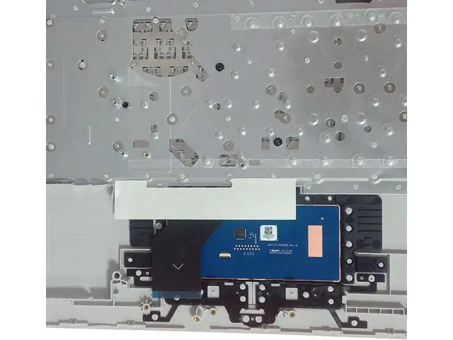 Alt view image 7 of 7 - Replacement for HP 17 by 17-by 17CA 17-CA Laptop Upper Case Palmrest Non-Backlit Keyboard Touchpad Assembly Part L26986-001 6070B1308113 Top Cover Sliver 2020 Year - OEM
