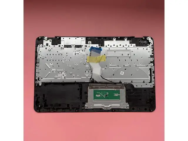 Alt view image 3 of 7 - Original Replacement for HP Pavilion 15-AW 15-AY 15-AU 15T-AU 15.6 in Laptop Upper Case Palmrest Backlit Keyboard Touchpad Assembly Part 856035-001 856026-001, Black