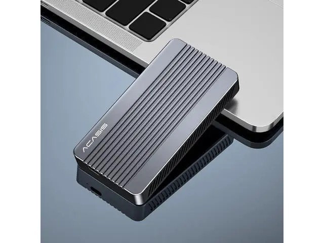 Alt view image 7 of 7 - ACASIS 40Gbps M.2 NVMe SSD Enclosure, Upgraded Sturdy 8TB USB-C Aluminum External Hard Drive Enclosure, for M1 Pro/Max Mac, Support 2280 B+M M-Key PCIe, Compatible with USB4/3.2/3.1/3.0/2.0