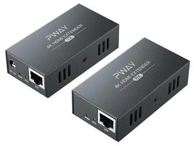 Main image of HDMI Extender Splitter 1x4 1080P@60Hz Over Cat 5E/6/7 Ethernet Cable 50m (165ft) Support EDID Copy POC Function (1 in 4 Out)