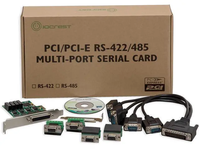 Alt view image 4 of 7 - IO Crest 4 Port RS-232 Serial PCIe 2.0 X1 Controller Card Components SI-PEX15042