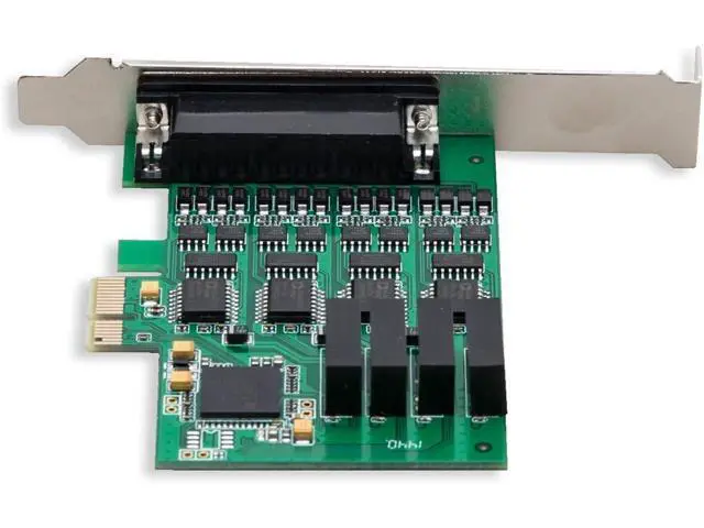 Alt view image 7 of 7 - IO Crest 4 Port RS-232 Serial PCIe 2.0 X1 Controller Card Components SI-PEX15042