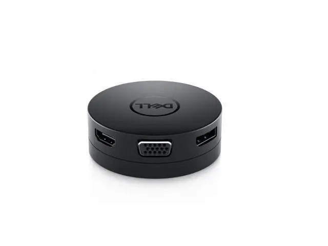 Alt view image 2 of 3 - Anicorn Dell DA300 Docking Station USB-C Mobile Adapter 6-in-1 4K HDMI VGA Ethernet USB-A Displayport
