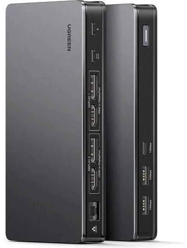 Main image of Revodok Pro 209 USB C Docking Station, DisplayLink 9-in-1 Dual 4K@60hz Monitor Dock for MacBook & Windows with 2 DP & 2 HDMI, 10 Gbps USB C & USB-A Data Ports, 100W PD, Gig Ethernet