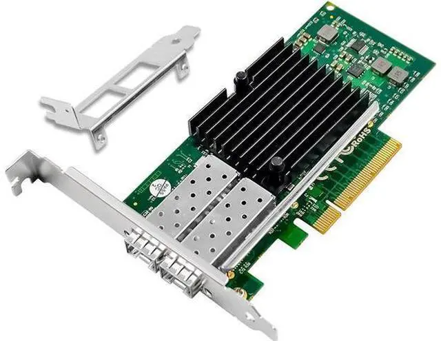 Main image of 10Gb Ethernet NIC with Intel 82599ES Controller, 10G PCI-E Network Card Compare to Intel X520-DA2 Converged Network Adapter, Dual SFP+ Ports, PCI Express X8