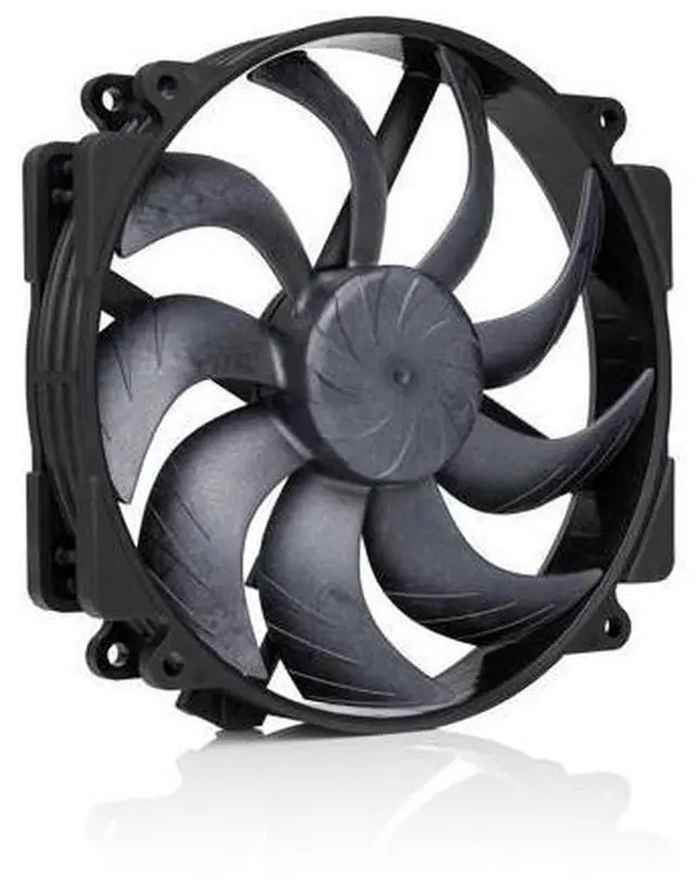 Main image of NF-A14x25r G2 PWM chromax.Black, Premium-Quality Quiet Round-Frame 140mm PC Fan (Black)