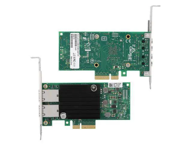 Alt view image 4 of 6 - 2-Port Gigabit LAN Card NIC Network Card for intel X550-T2 PCI-E X4 10Gbps High quality