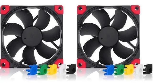 Main image of NF-A9 PWM chromax.Black.swap, Premium Quiet Fan, 4-Pin (92mm, Black) (Pack of 2)