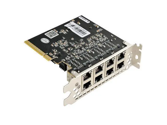 Alt view image 4 of 5 - PCIe to 8 Ports Gigabit Ethernet Network Adapter, Supports Windows 11/10/8.1/8/7, Win Server 2022/2019/2016, Linux