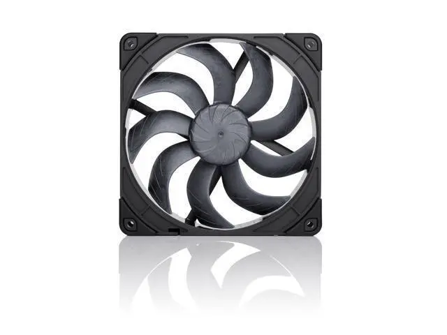 Alt view image 2 of 7 - NF-A14x25 G2 PWM Sx2-PP chromax.Black, Dual Fan Set for Push-Pull and Side-by-Side Applications (Black)