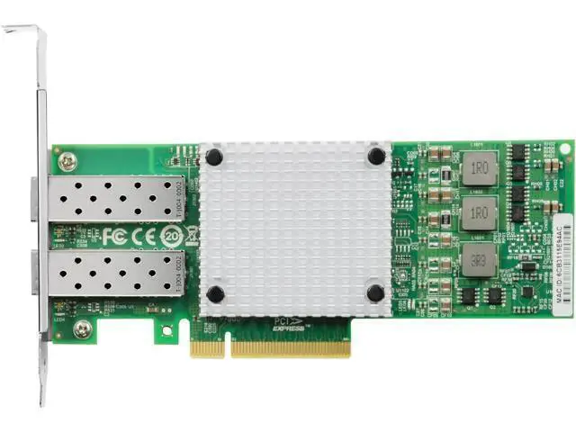Alt view image 2 of 7 - 10Gb Network Card with Broadcom BCM57810S Chip,Dual-SFP+ Ports PCI Express Ethernet Adapter Support Windows Server/Linux/VMware