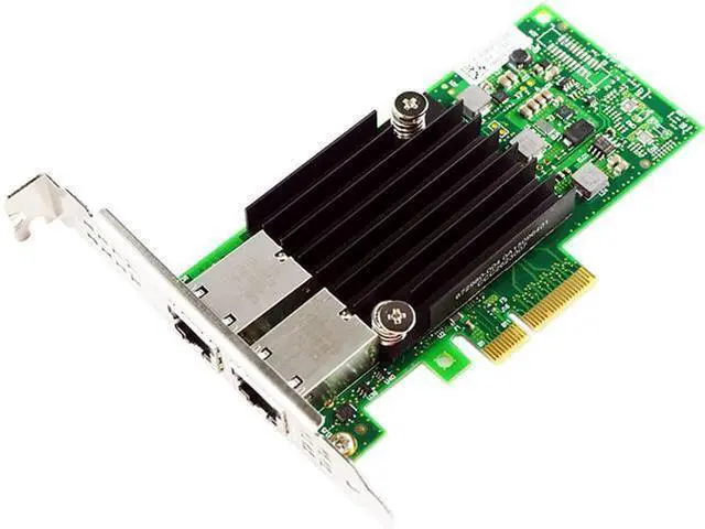 Main image of 10Gb PCI-E Dual RJ45 Port Network Card Intel X550AT2 Chip with Low Bracket PCI ExpressX4 NIC Network Adapter for Server Support Windows 7/8/10/Server,UEFI, VMware
