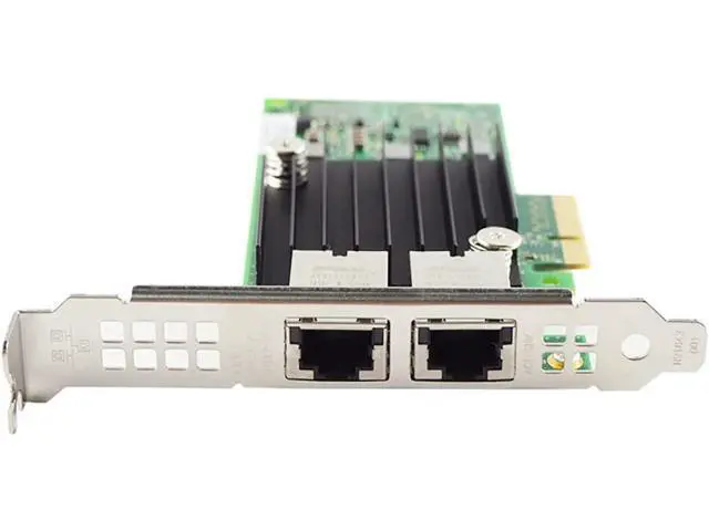 Alt view image 4 of 5 - 10Gb PCI-E Dual RJ45 Port Network Card Intel X550AT2 Chip with Low Bracket PCI ExpressX4 NIC Network Adapter for Server Support Windows 7/8/10/Server,UEFI, VMware