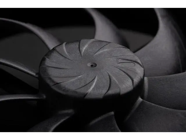 Alt view image 5 of 7 - NF-A14x25r G2 PWM chromax.Black, Premium-Quality Quiet Round-Frame 140mm PC Fan (Black)