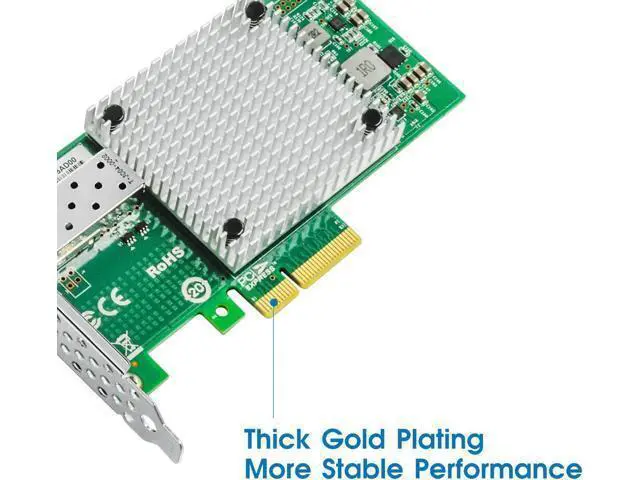 Alt view image 5 of 7 - 10Gb PCI-E NIC Network Card, Dual Copper RJ45 Port, Intel X540 Controller, PCI Express Ethernet LAN Adapter for Windows/Linux/ESX. Compare to Intel X540-T1,X540-T2