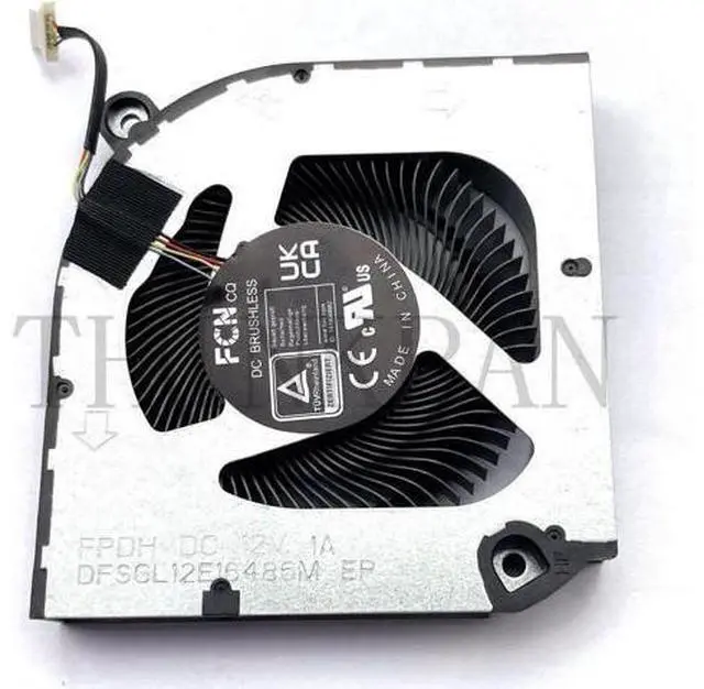 Alt view image 3 of 5 - Aomoproing Gpu and Cpu cooling fan for Acer PH315-55 PH317-55 PH317-56 AN515-58 AN517-55