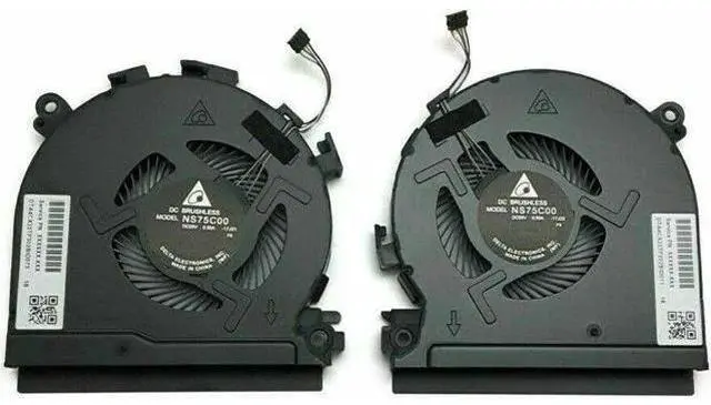 Alt view image 2 of 4 - Aomoproing Gpu and Cpu cooling fan for HP Spectre X360 15-CH 115-CH011DX 15-CH011NR L17605-001