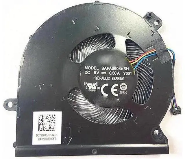 Alt view image 3 of 5 - Aomoproing Gpu and Cpu cooling fan for Lenovo Yoga S740-14 S740-14IIL 5H40S19967 5H40S19967