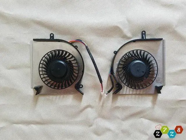 Alt view image 3 of 5 - Aomoproing Gpu and Cpu cooling fan for MSI MS-16P1 MS-17C1 MS-16P7 PAAD06015SL