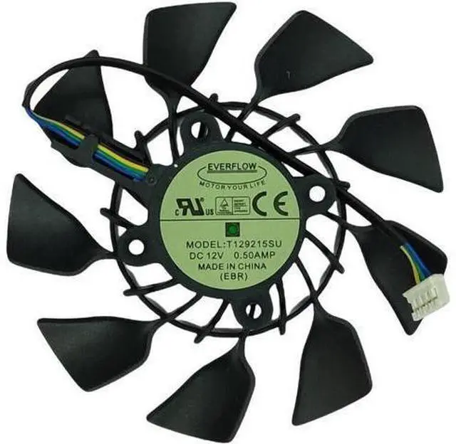 Alt view image 3 of 5 - Aomoproing GPU cooling fan for Asus GTX980 GTX780TI R9-390 R9-90