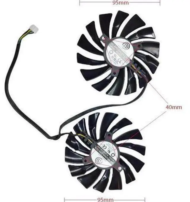 Main image of Aomoproing GPU cooling fan for MSI GTX 1060 970 980 PLD10010S12H
