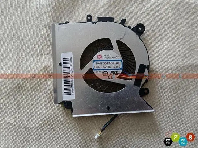 Alt view image 2 of 5 - Aomoproing Gpu and Cpu cooling fan for 4-Pin MSI GF66 GL66 MS-1581 MS-1583