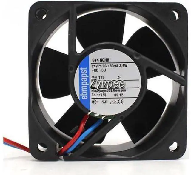 Main image of for ebmpapst 614NGHH 60*25mm 24V 3.6W 2 wires 6cm case fan power case fan axial cooler
