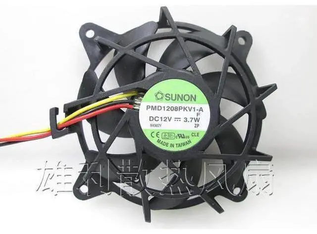 Main image of for sunon PMD1208PKV1-A DC12V 3.7W 3 wires 3 pins cpu fan cooling fan