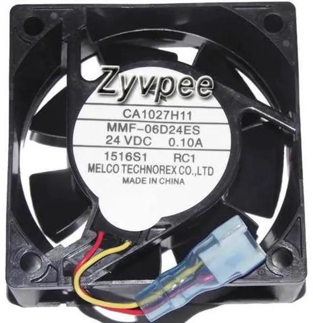 Main image of for melco 60MM MMF-06D24ES RC1 24V 0.1A 3 wires 3 pins 6cm Inverter cooling fan