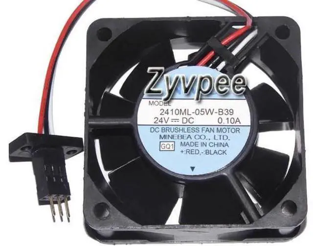 Alt view image 3 of 3 - for 60MM 6025 DC24V 0.01A 3 Wires 3 Pins 6CM Inverter Cooling Fan for fanuc devices