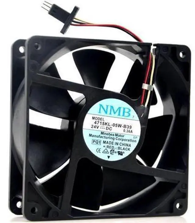 Main image of for 120MM Inverter Cooling 4715KL-05W-B39 24V 0.36A 3 Wires 3 Pins 120*38mm 12CM Case Fan