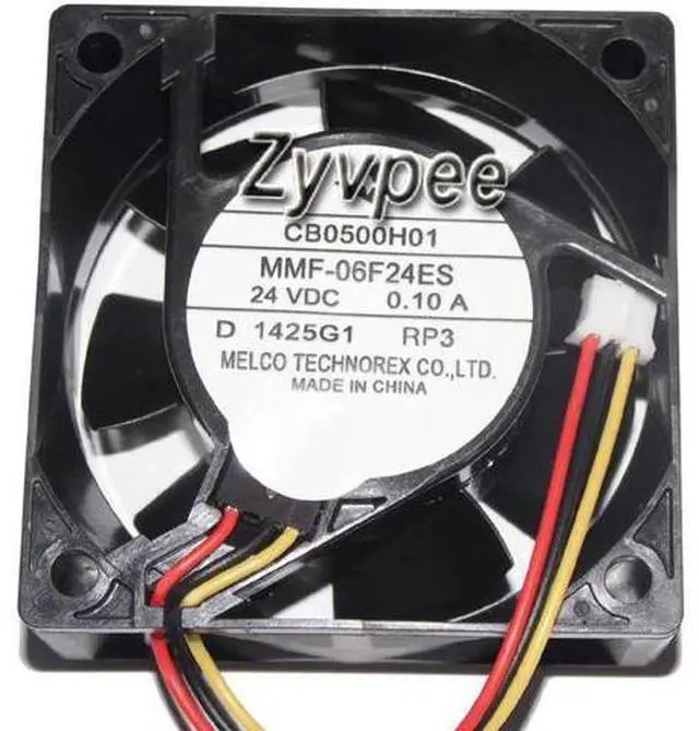 Main image of for melco 60mm MMF-06F24ES RP3 24V 0.1A 3 wires 3 pins 6cm inverter cooling fan
