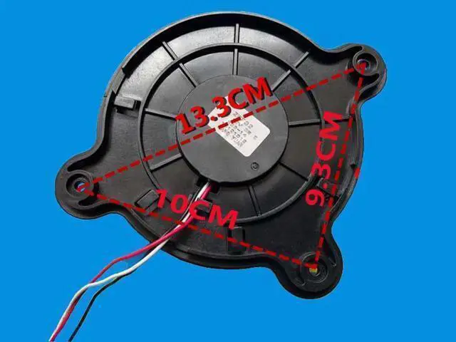 Alt view image 2 of 3 - for ZWF32 W29-14 157*137mm DC12V 0.25A 3 wires 3 pins cooling fan for Haier Meiling refrigerator