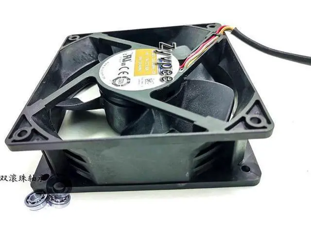 Alt view image 2 of 2 - for 120mm 12038 DATD1238B4H DC24V 0.5A 4 Wires 12CM PWM Cooling Fan